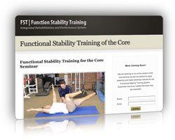 Functional Stability Training of the Core