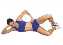 Hip clam exercise
