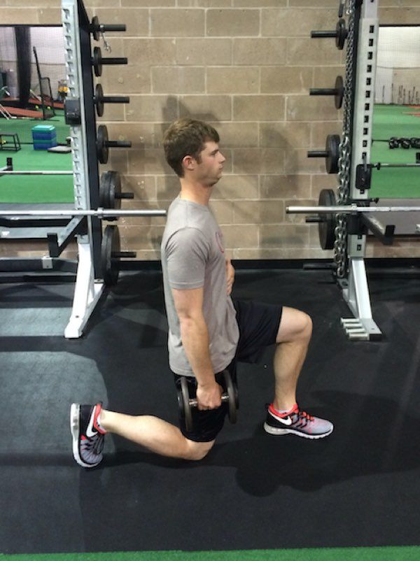 contralateral lunge