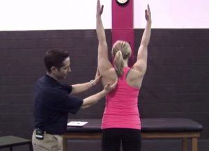 Assessing overhead shoulder mobility