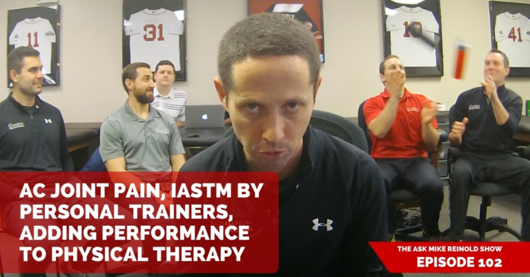 AC Joint Pain, IASTM by Personal Trainers, Adding Performance to Physical Therapy