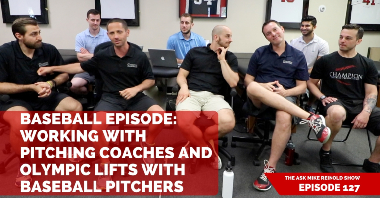 Baseball Episode: Working with Pitching Coaches and Olympic Lifts with Baseball Pitchers