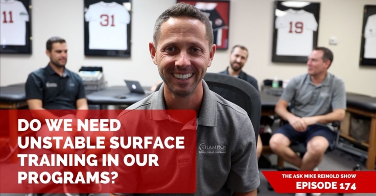 Do We Need Unstable Surface Training in Our Programs?