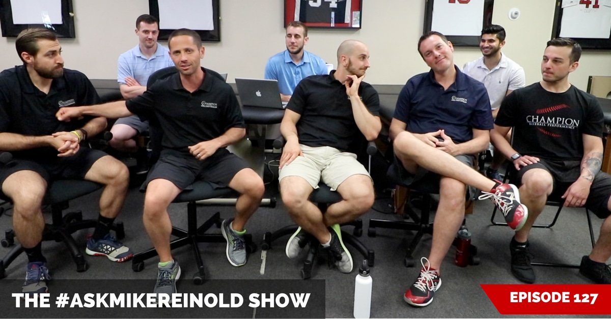 Baseball Episode Working with Pitching Coaches and Olympic Lifts with