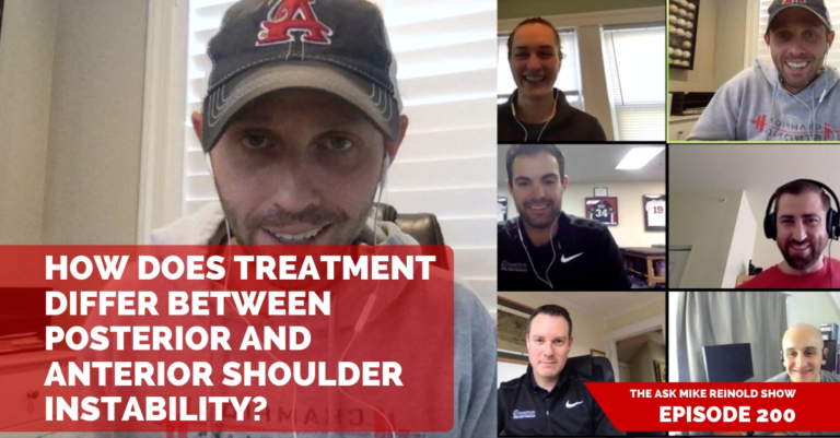 How Does Treatment Differ Between Posterior and Anterior Shoulder Instability?