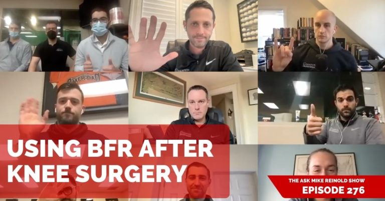 Using BFR After Knee Surgery