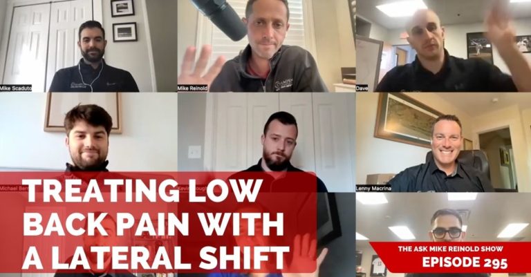 Treating Low Back Pain with a Lateral Shift