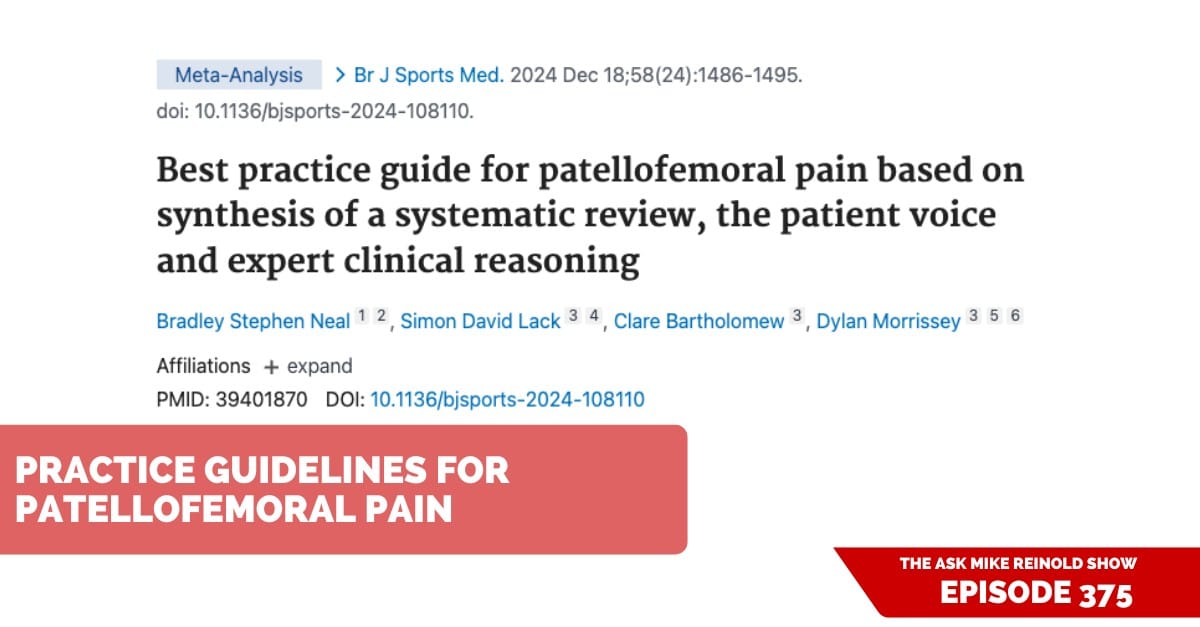 Ask Mike Reinold Show