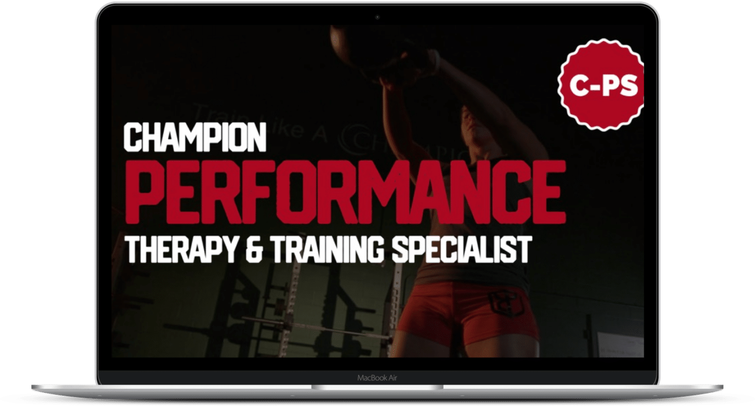 Champion Performance Specialist - laptop mockup