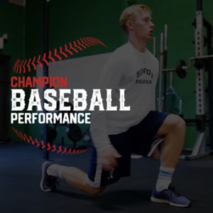Champion online baseball performance training program