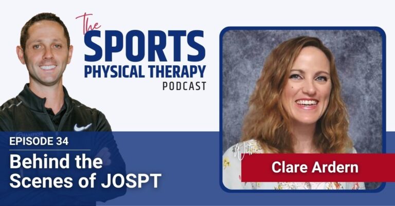 Behind the Scenes of JOSPT with Clare Ardern