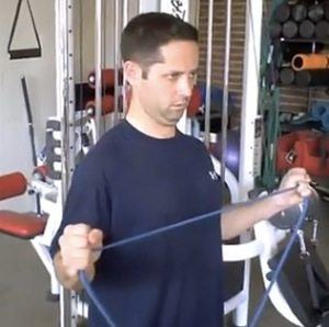 chin nod with shoulder w exercise