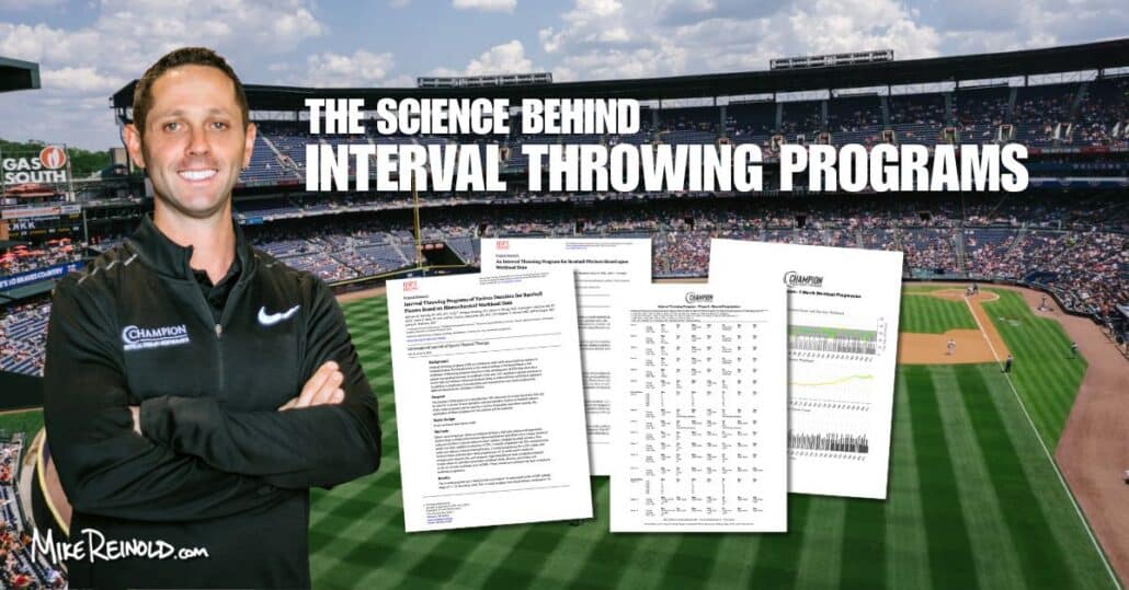 The Science Behind Baseball Interval Throwing Programs: A Data-Driven ...