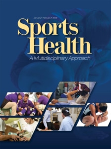 Sports health cover page