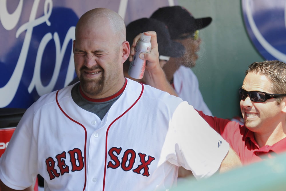 mike reinold kevin youkilis red sox sun screen